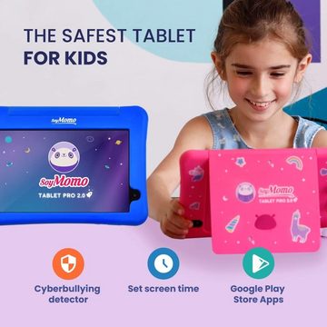 Soymomo Pro 2.0 Tablet (8", 64 GB, Android 10, 4G, mit Cybermobbing-Detektor Kindersicherung & KI ab 7 Jahre kindgerechte)