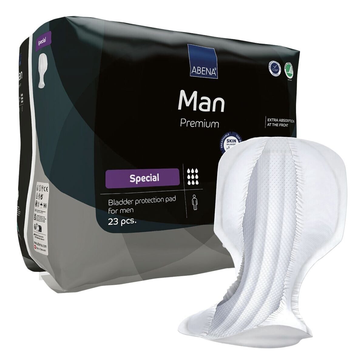 ABENA GmbH Inkontinenz-Einlage Man Premium Special, 23-St., mittlere bis schwere Inkontinenz
