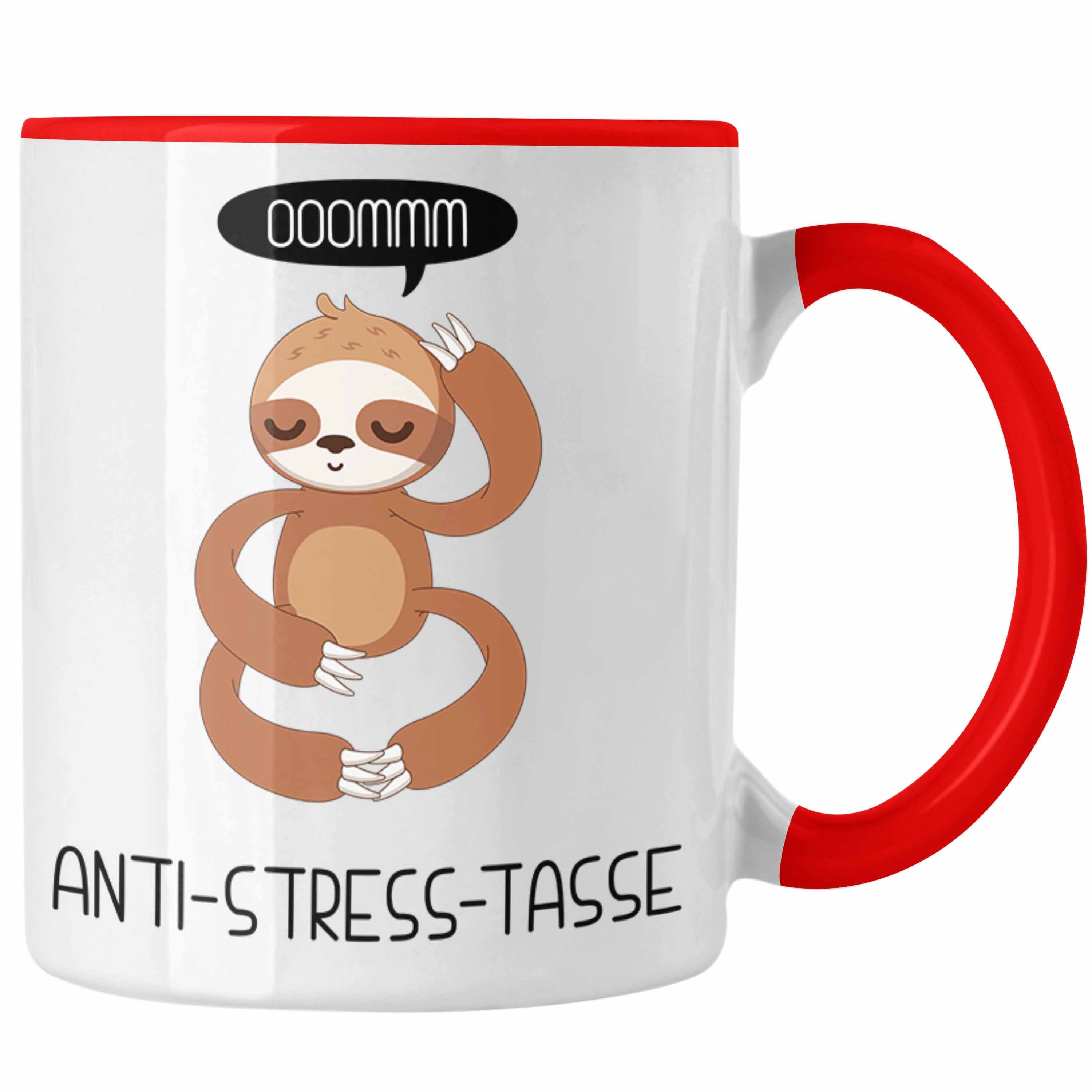 Trendation Tasse Trendation - Anti Stress Tasse Geschenk Kollegin Kollege Bürotasse mit Spruch Erzieherin Mama Rentner