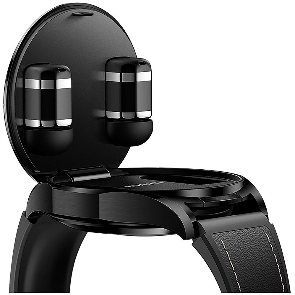 Huawei WATCH Buds 2 Smartwatch (3,8 cm/1,5 Zoll, Harmony OS), Smartwatch mit integrierten kabellosen In‑Ear‑Kopfhörern schwarz