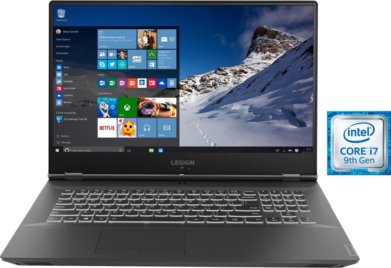 Lenovo Legion Y54017IRH, 81Q4001HGE Notebook (43,9 cm/17,3 Zoll, Intel