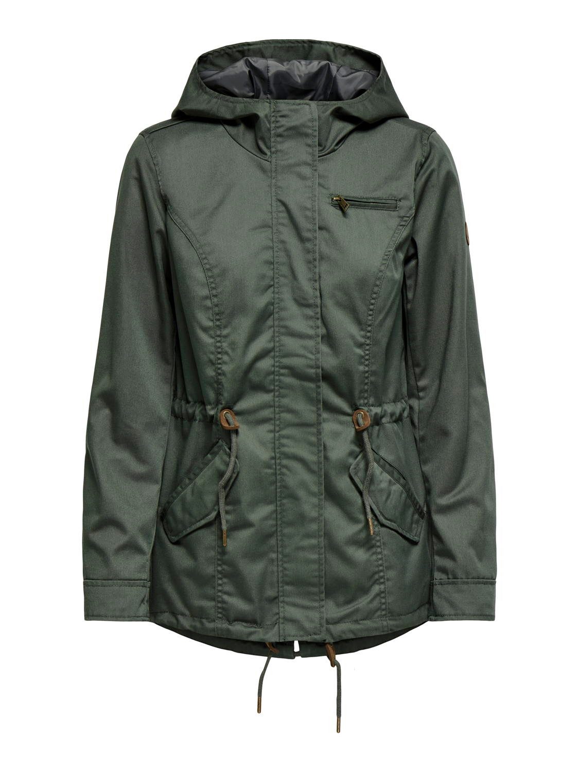 ONLY Parka ONLY Damen Übergangs-Jacke OnlLorca Canvas Parka mit Kapuze günstig online kaufen