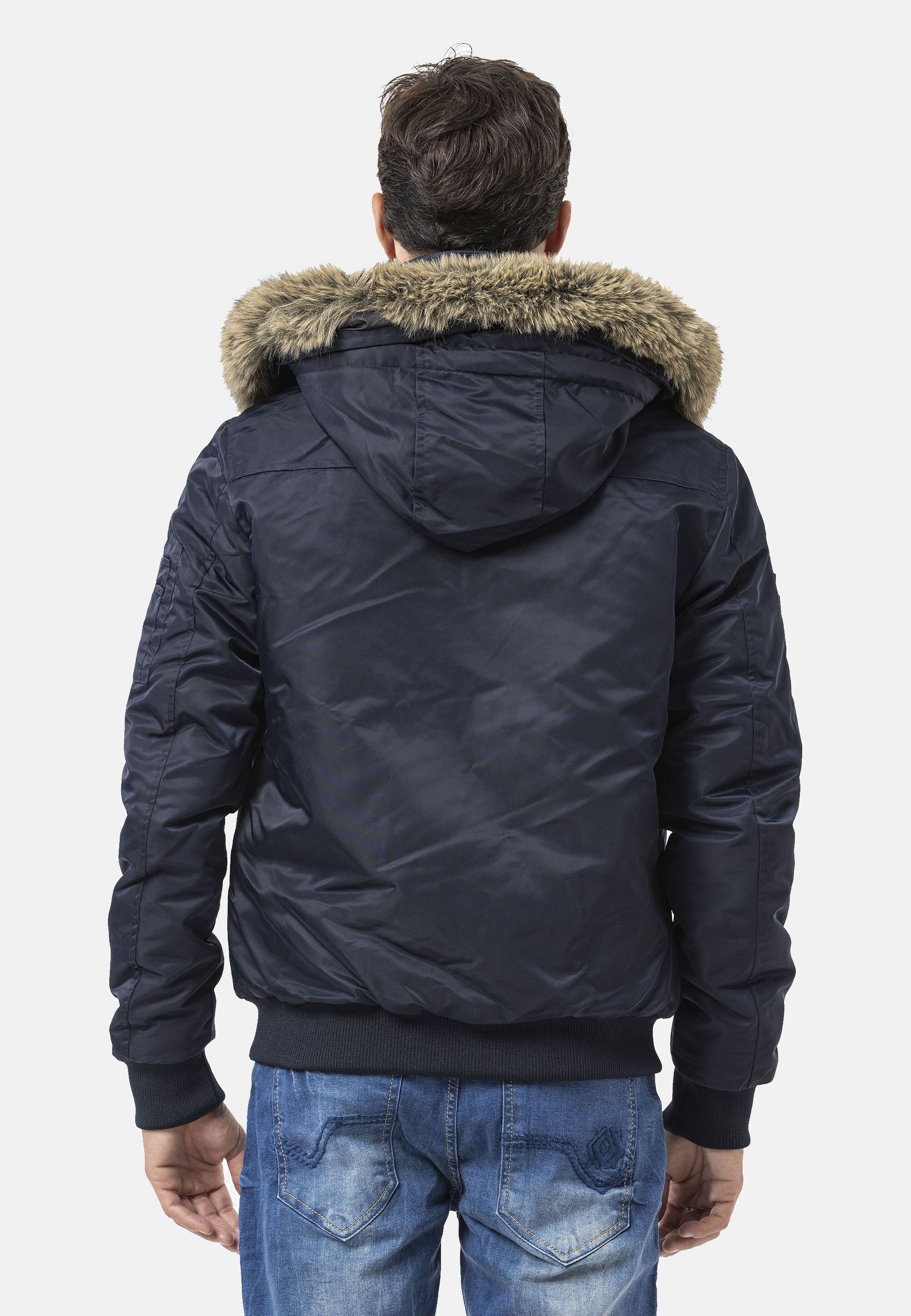 Cipo & Baxx Winterjacke CM229 mit mehreren Patches, Stickereien und Label-Elementen – Bild 3 von 5