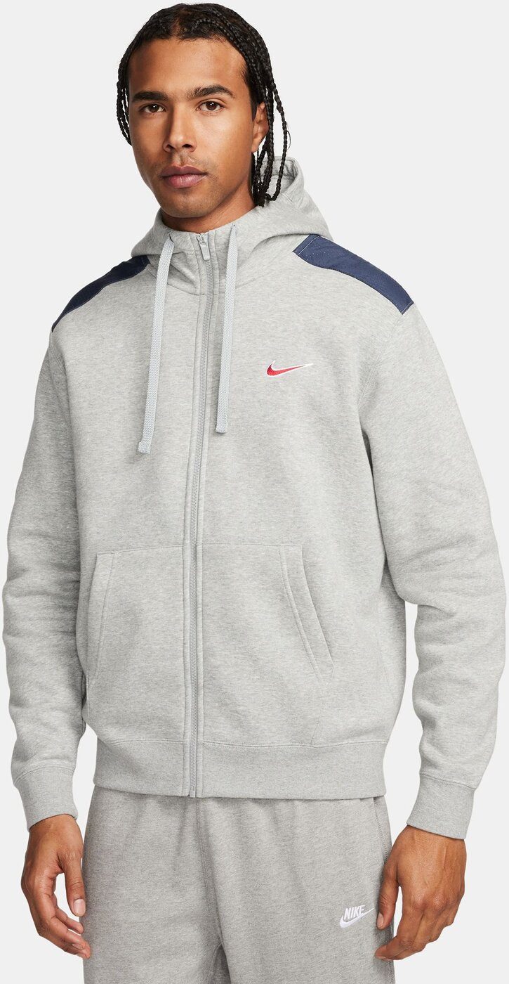Nike Trainingsjacke NikeSportsWear SP FLC FZ Herren Kapuzenpullover hellgra günstig online kaufen
