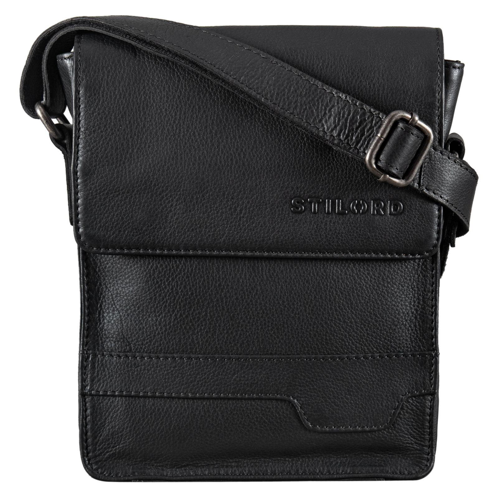 STILORD Schultertasche "Sven" Herrenhandtasche Leder Umhängetasche