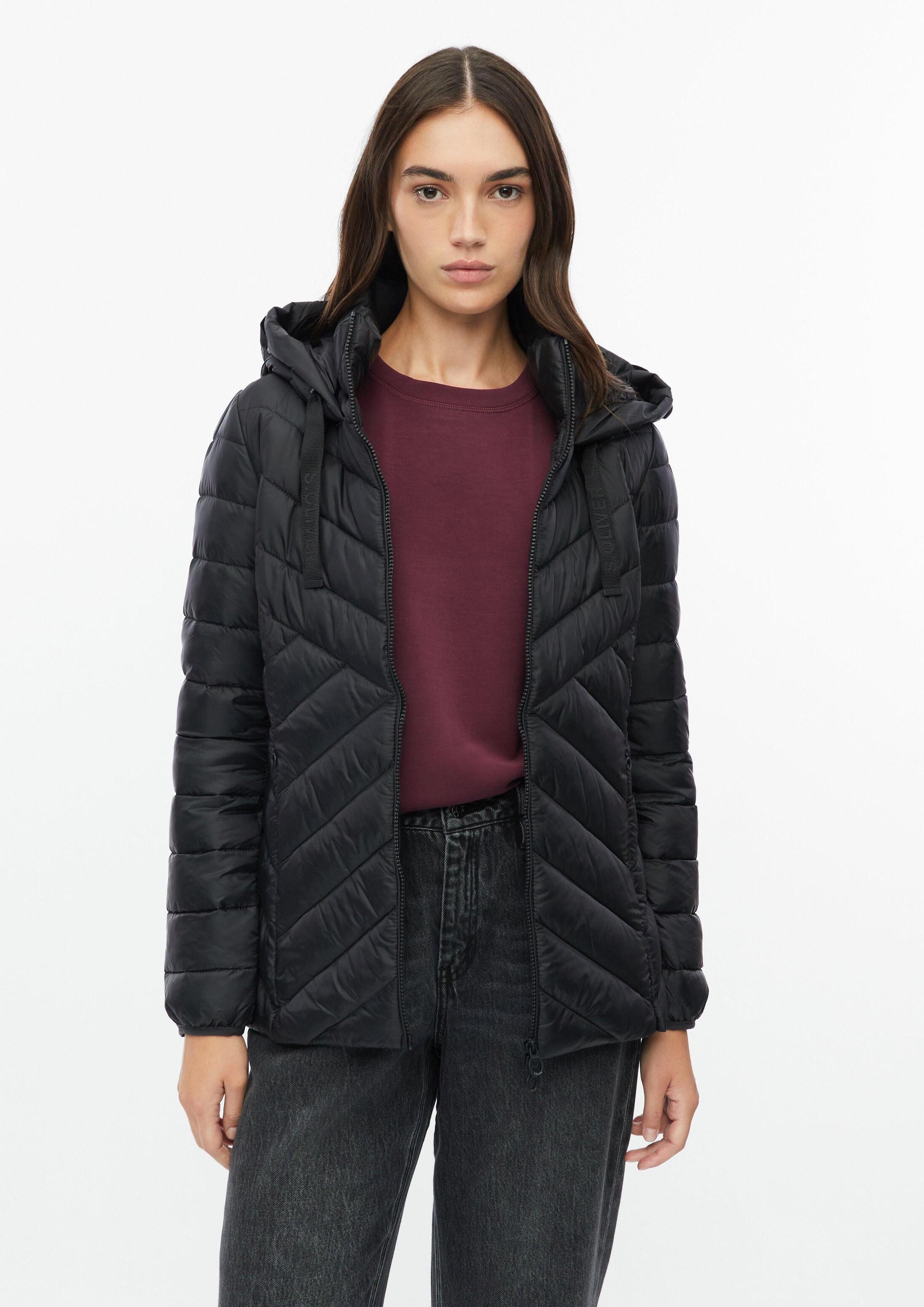 s.Oliver Funktionsjacke Outdoor-Jacke Leichte Steppjacke mit Kapuze