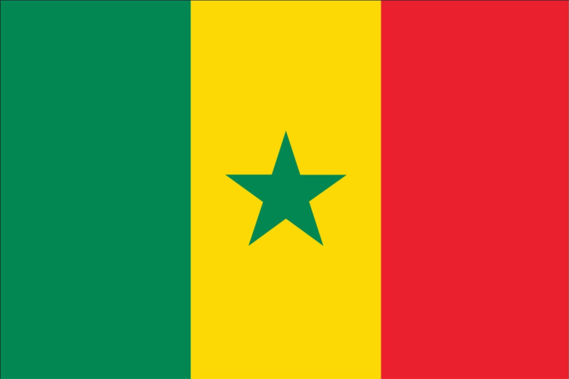 flaggenmeer Flagge Flagge Senegal 110 g/m² Querformat