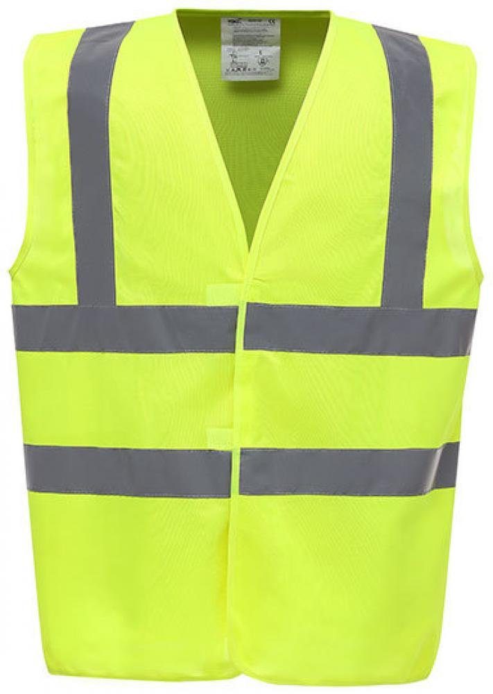 YOKO Warnweste Sicherheitsweste High Visibility 2 Bands & Braces Waistcoat