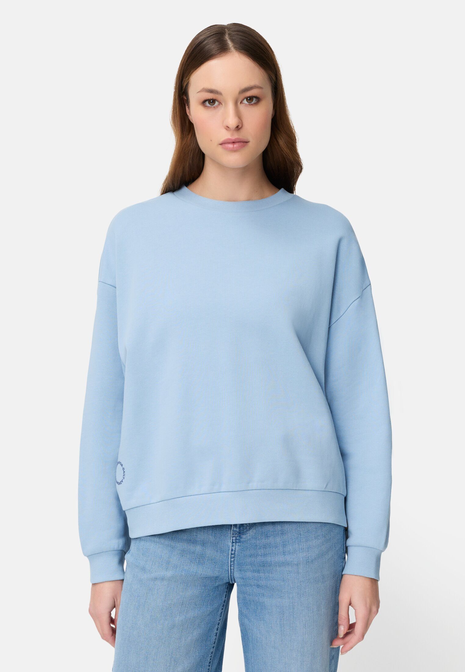 camel active Sweatshirt mit Backprint Langarm Rundhals