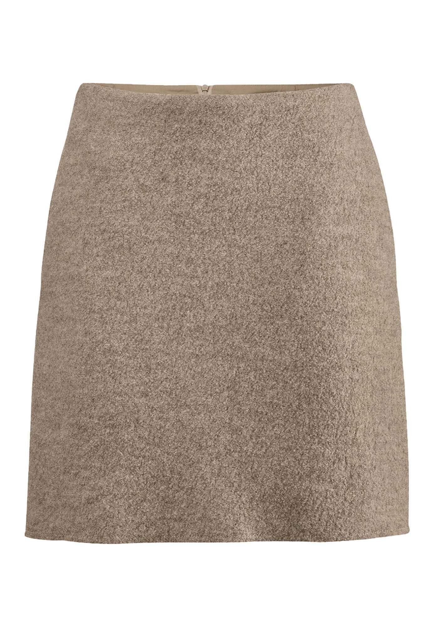 Hessnatur Strickrock aus reiner Bio-Merinowolle (1-tlg)