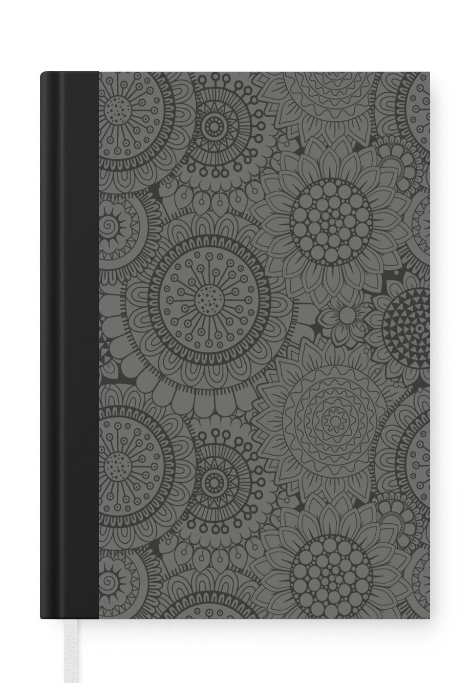 MuchoWow Notizbuch Design - Bohème - Sonnenblume, Journal, Merkzettel, Tagebuch, Notizheft, A5, 98 Seiten, Haushaltsbuch