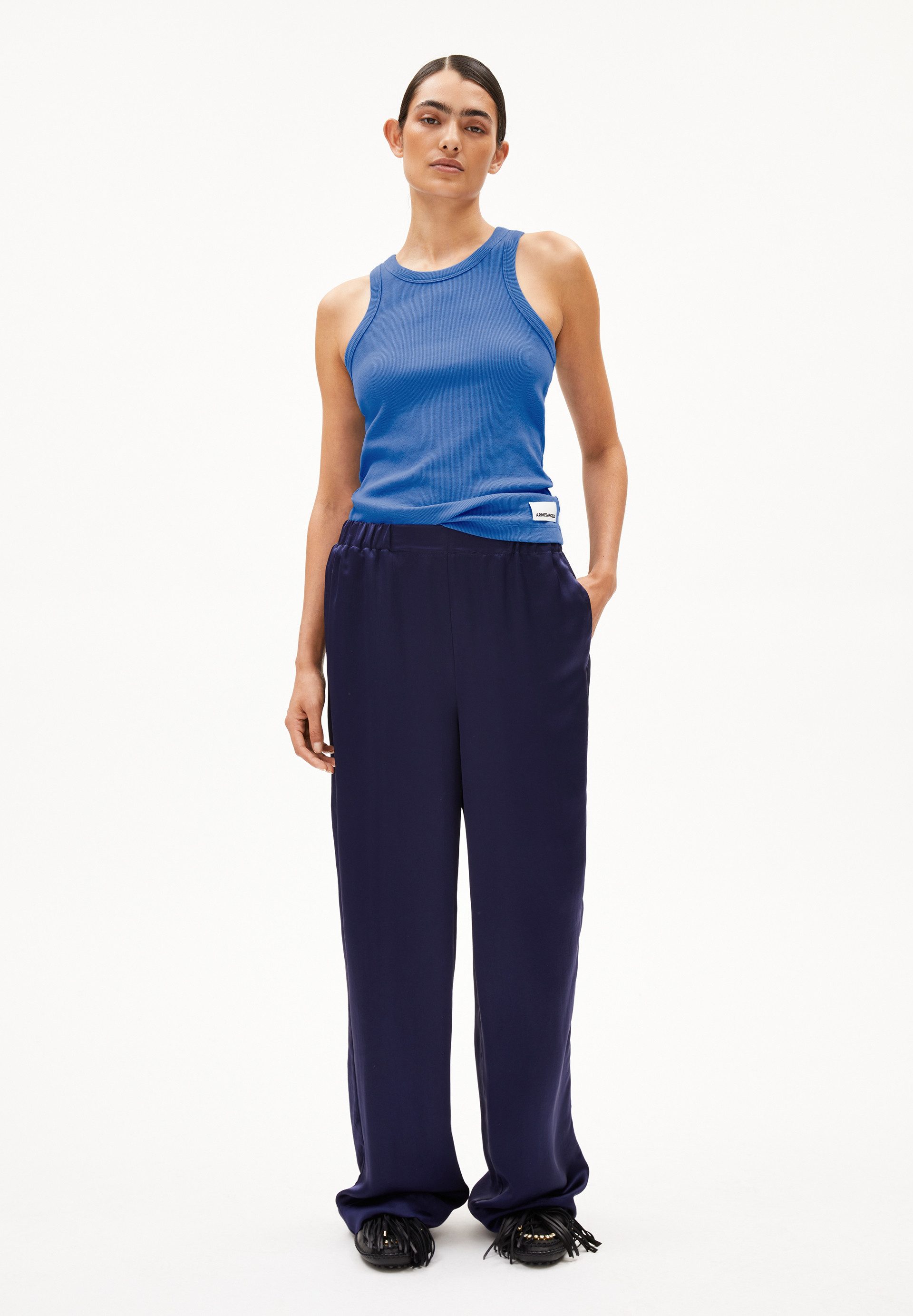 Armedangels Shirttop KANITAA Ripp-Top aus Bio-Baumwoll günstig online kaufen