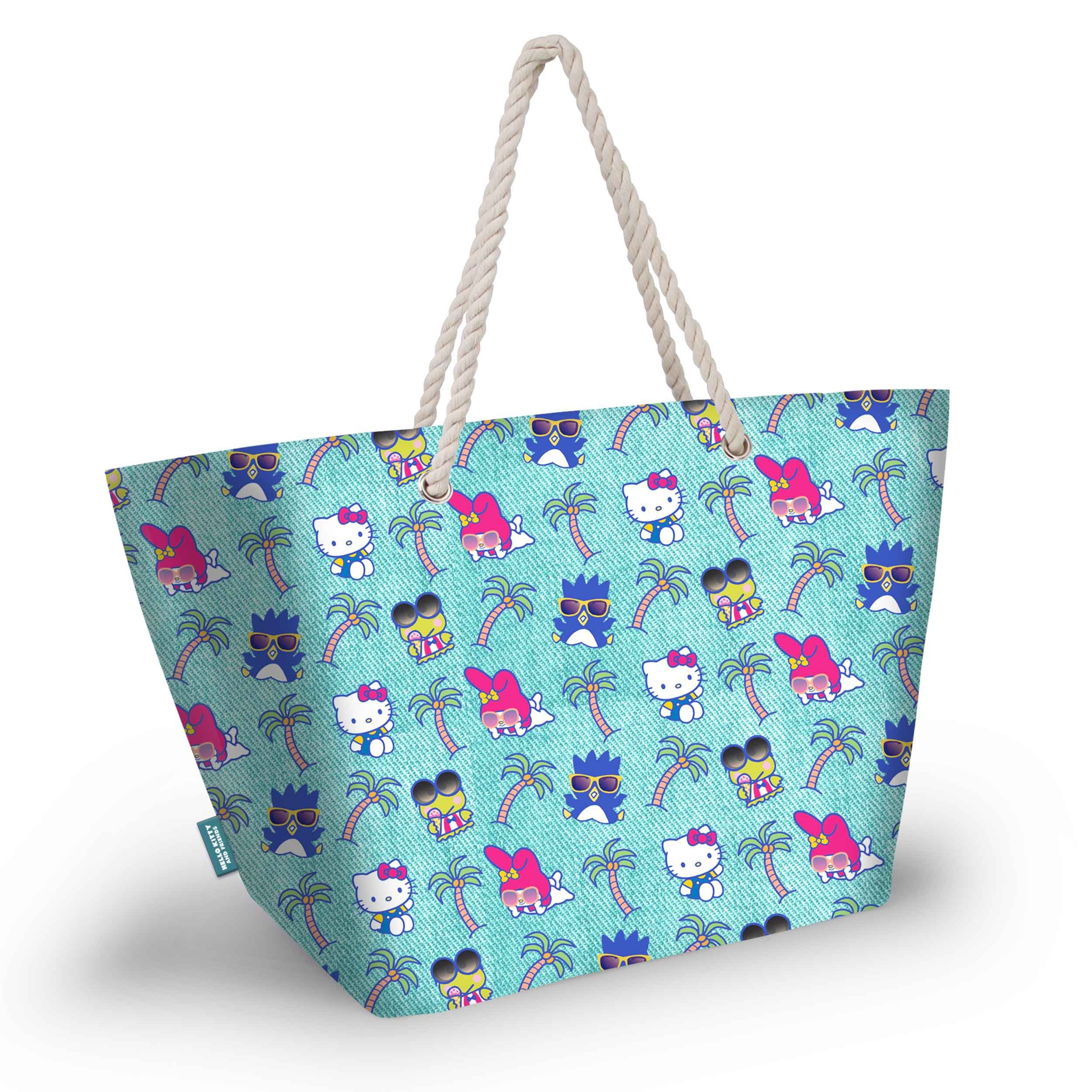 Strandtasche Sanrio Hello Kitty Palms Soleil Tragetasche Tasche