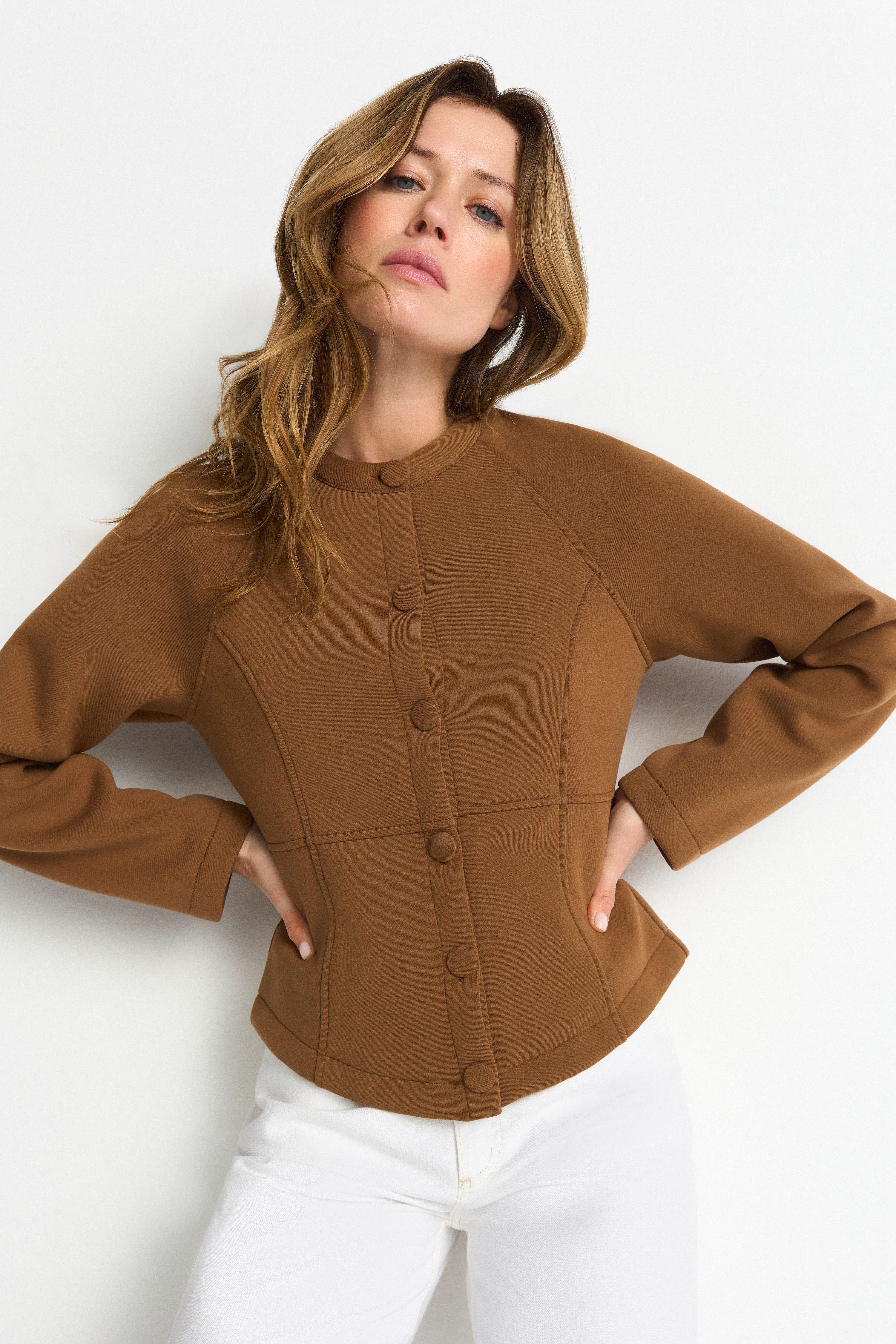 RICHROYAL Blouson Regular fit mit Rundhalsausschnitt günstig online kaufen