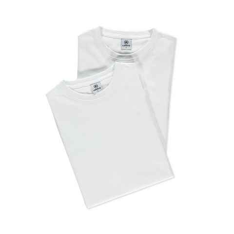 LERROS T-Shirt LERROS Rundhals Doppelpack T-Shirt in Premium Baumwollqualität