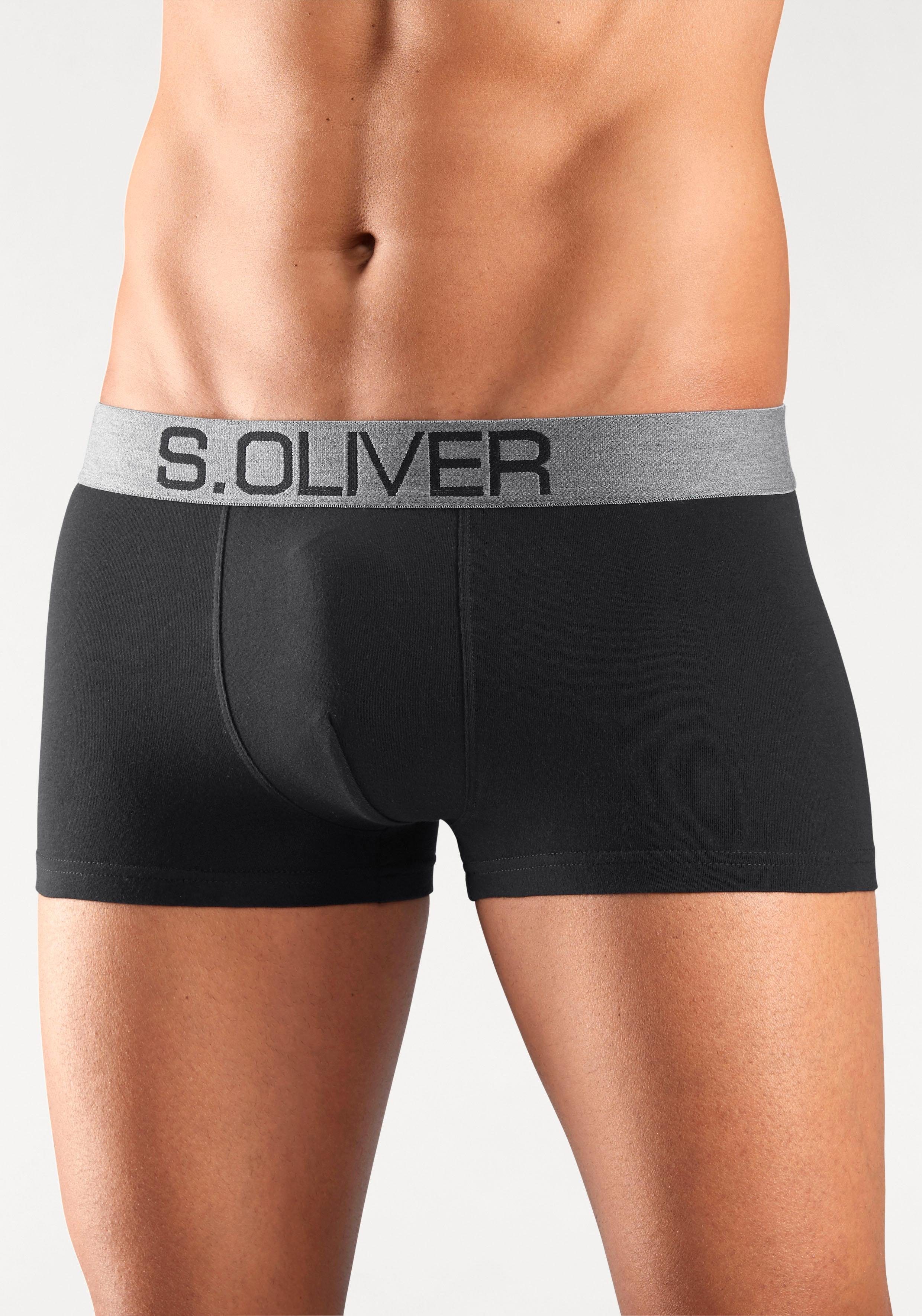 s.Oliver Hipster (Packung, 4-St) knapp sitzende Boxershorts für Herren aus Baumwoll-Mix
