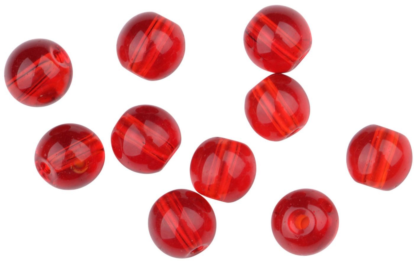 Patronenblei Spro Round Smooth Glass Beads - 10 Perlen