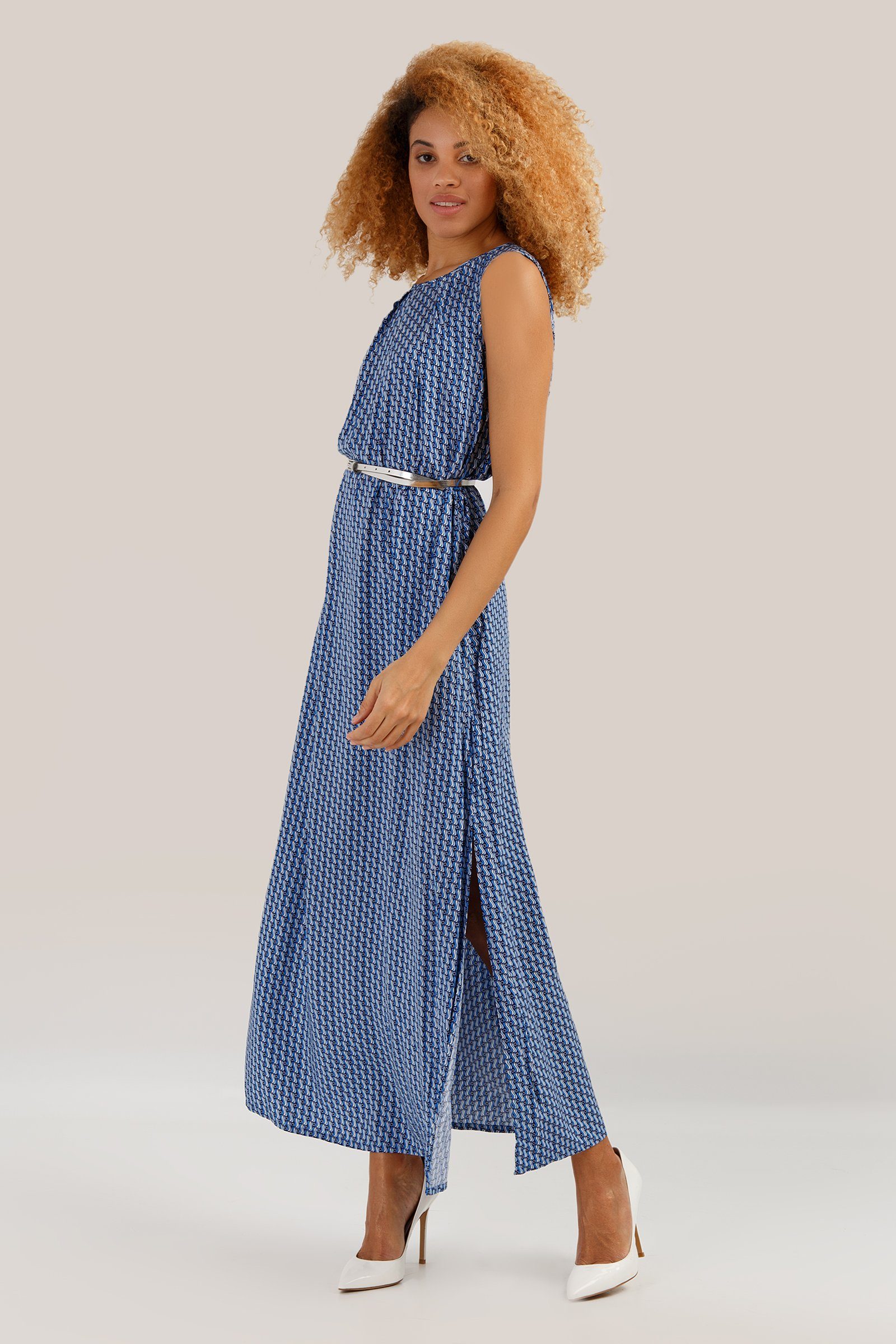 avery g one shoulder sequin gown