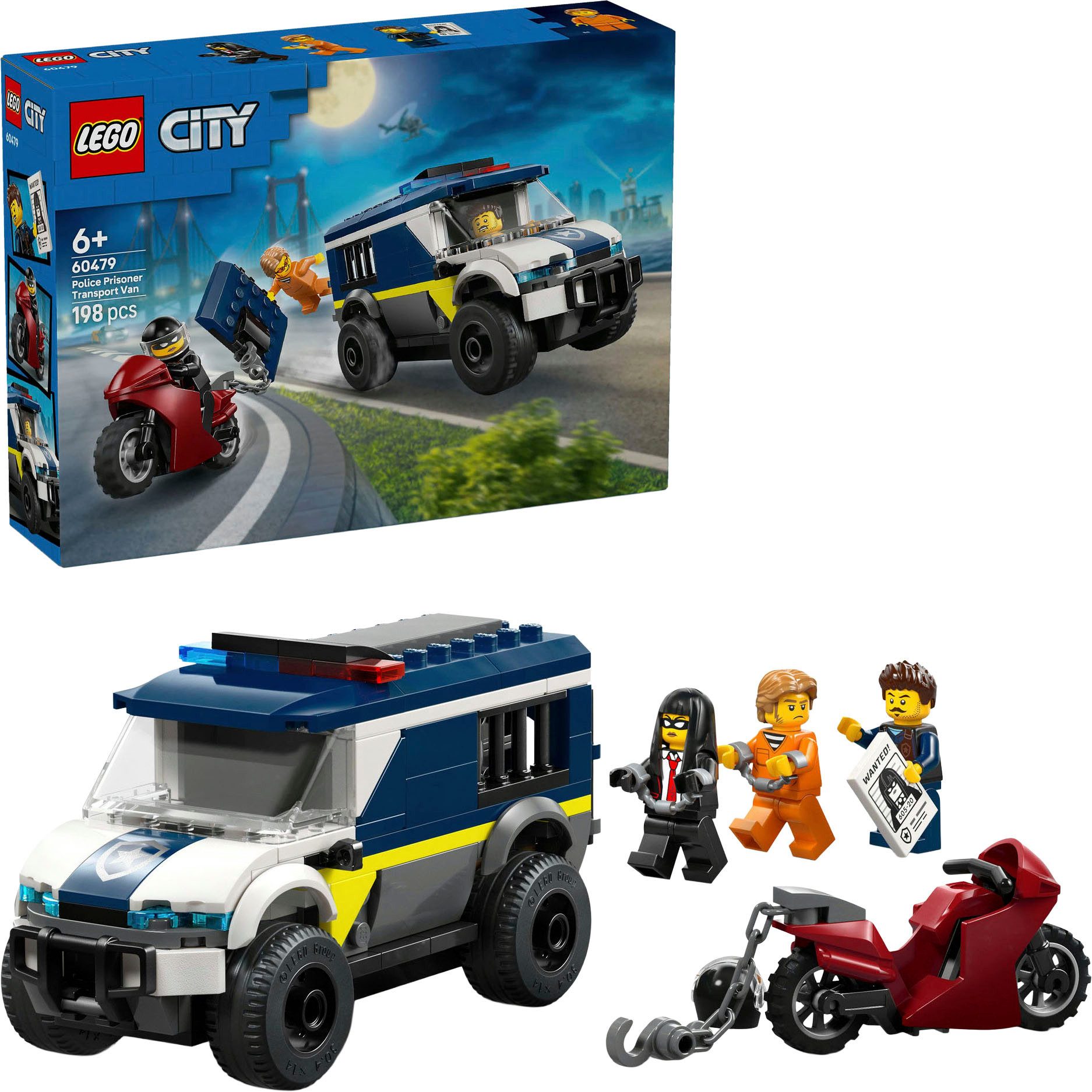 Gefangenentransporter (60479), LEGO City Konstruktionsspielsteine