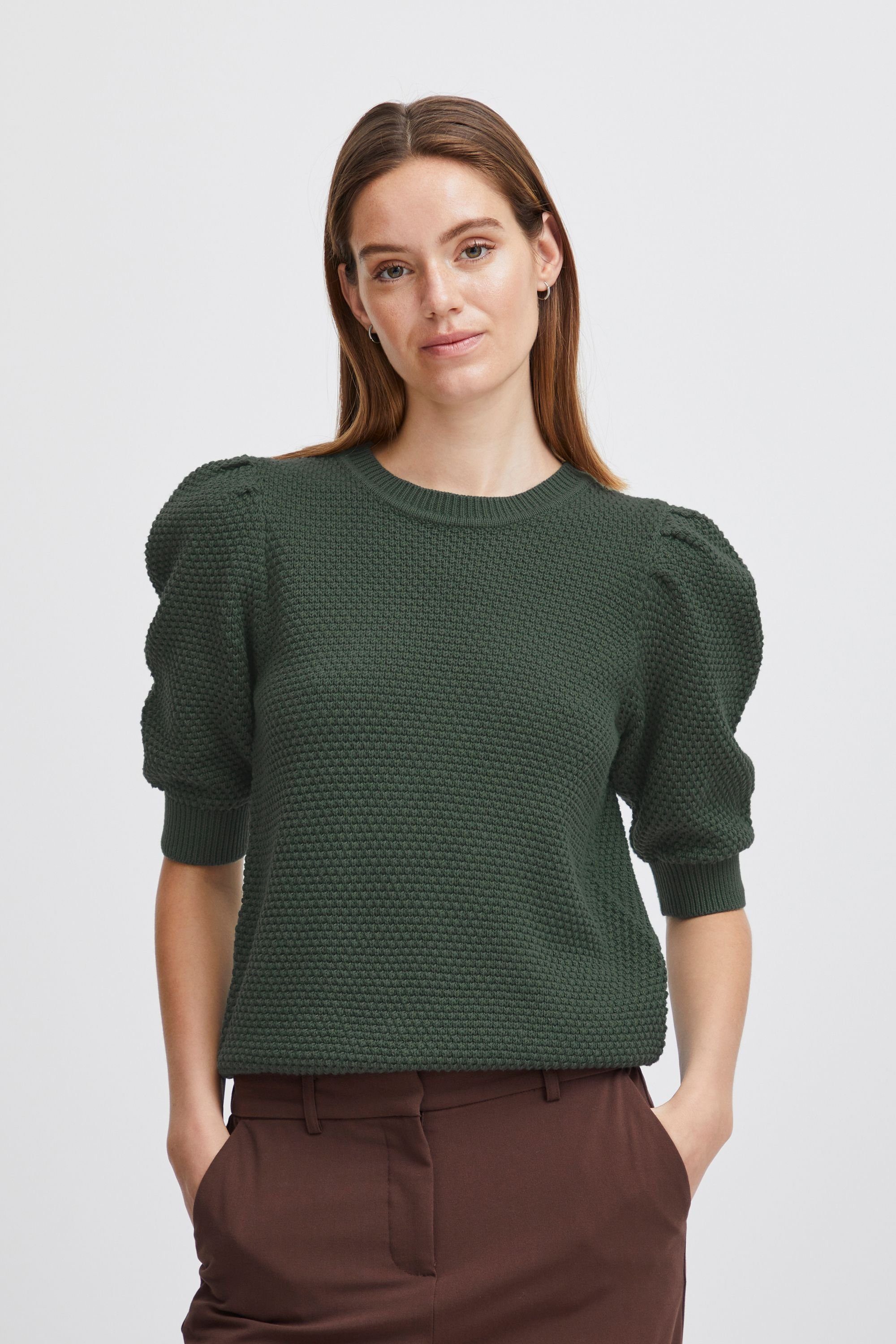 b.young Strickpullover BYMIKALA SS JUMPER -20811028 Cilantro (195621)