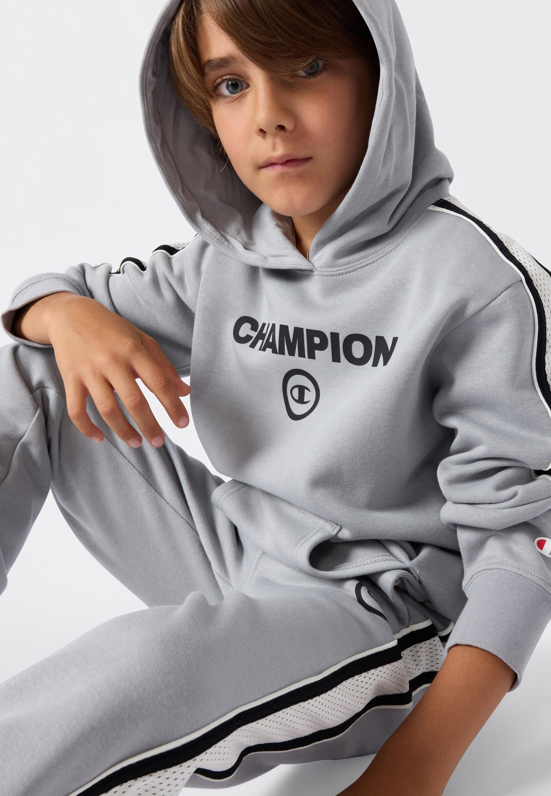 Champion Kapuzensweatshirt mit Kapuze, aus Baumwolle und Polyester