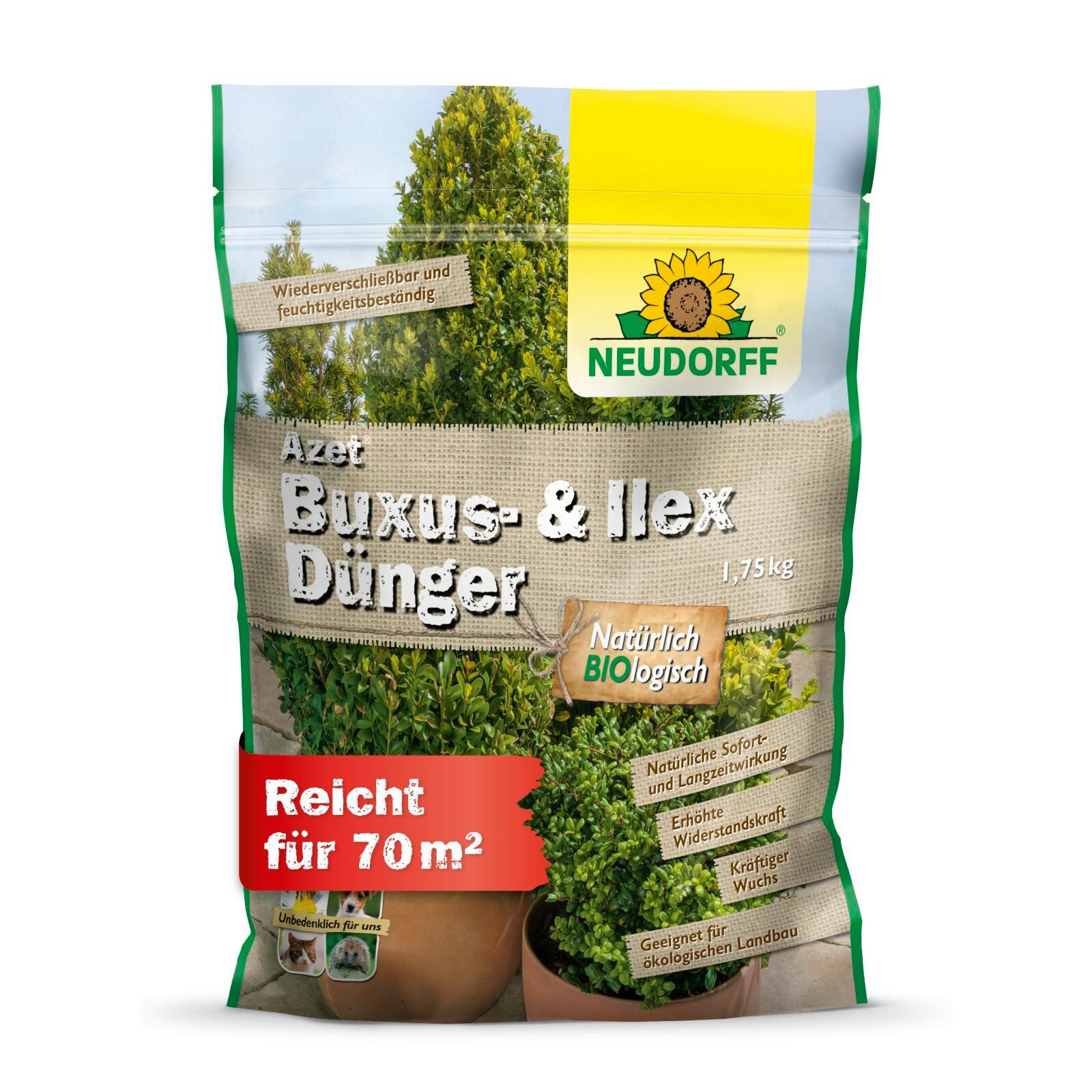 Pflanzendünger Azet Buxus und Ilex Dünger 1,75 kg