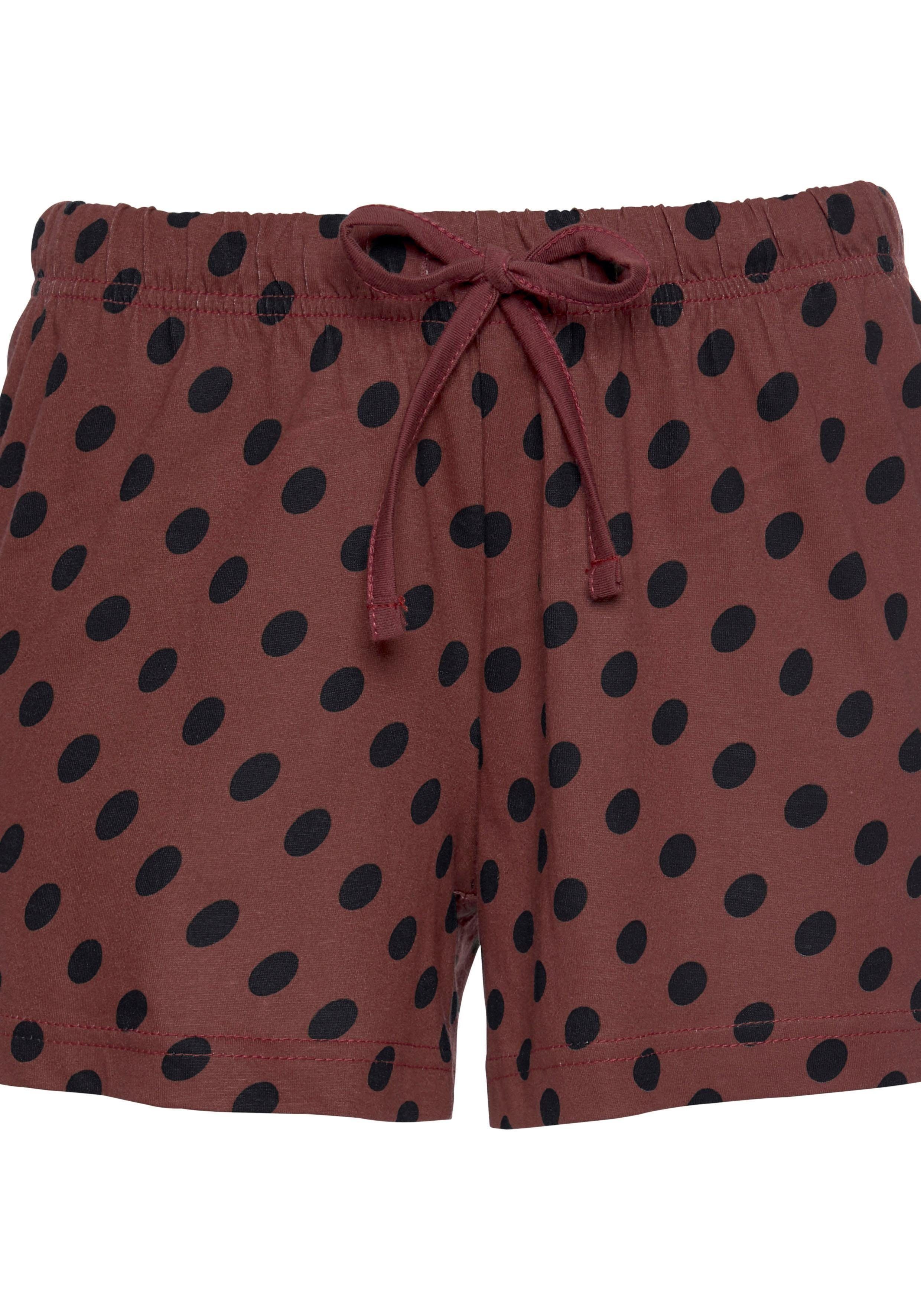 Vivance Dreams Shorty (Packung, 4 tlg., 2 Stück) mit Sternedruck