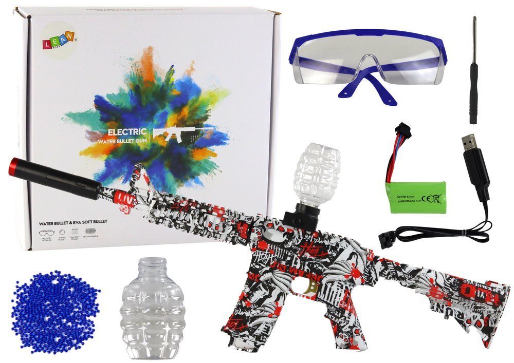 Wasserpistole Wassergewehr Elektrisch Wasserpistole Graffiti-Brille Gewehr Spielzeug