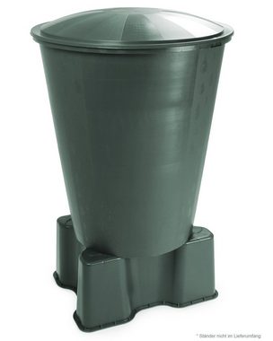 ONDIS24 Wassertank Ondis24 Wassertank Regenwassertonne Regenwasserfass Fass (1 St), Aqua Regentonne mit Deckel grün 310 Liter, Ständer separat erhältlich