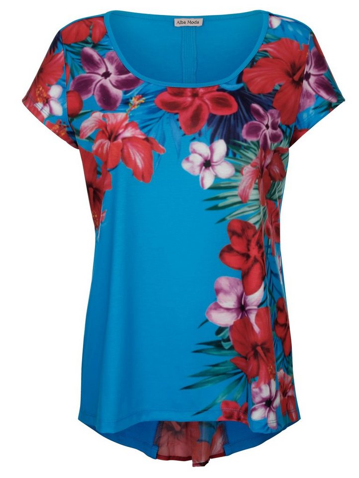 Alba Moda Strandshirt mit längerem Rücken Alba Moda Strandshirt mit längerem Rücken