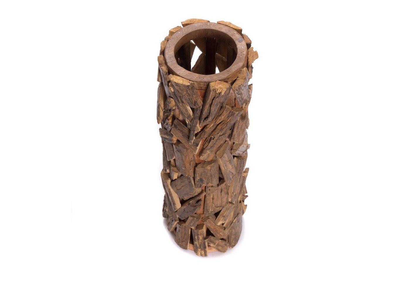 Thumbnail - CREEDWOOD Dekosäule BODEN SÄULE "VELA", 58 cm, Holz massivholz, Bodenleuchter, Holz Vase