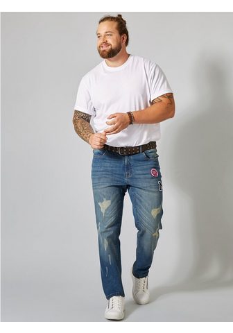 MEN PLUS BY HAPPY SIZE Tapered-Jeans