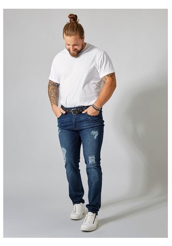 MEN PLUS BY HAPPY SIZE Destroyed джинсы узкий форма