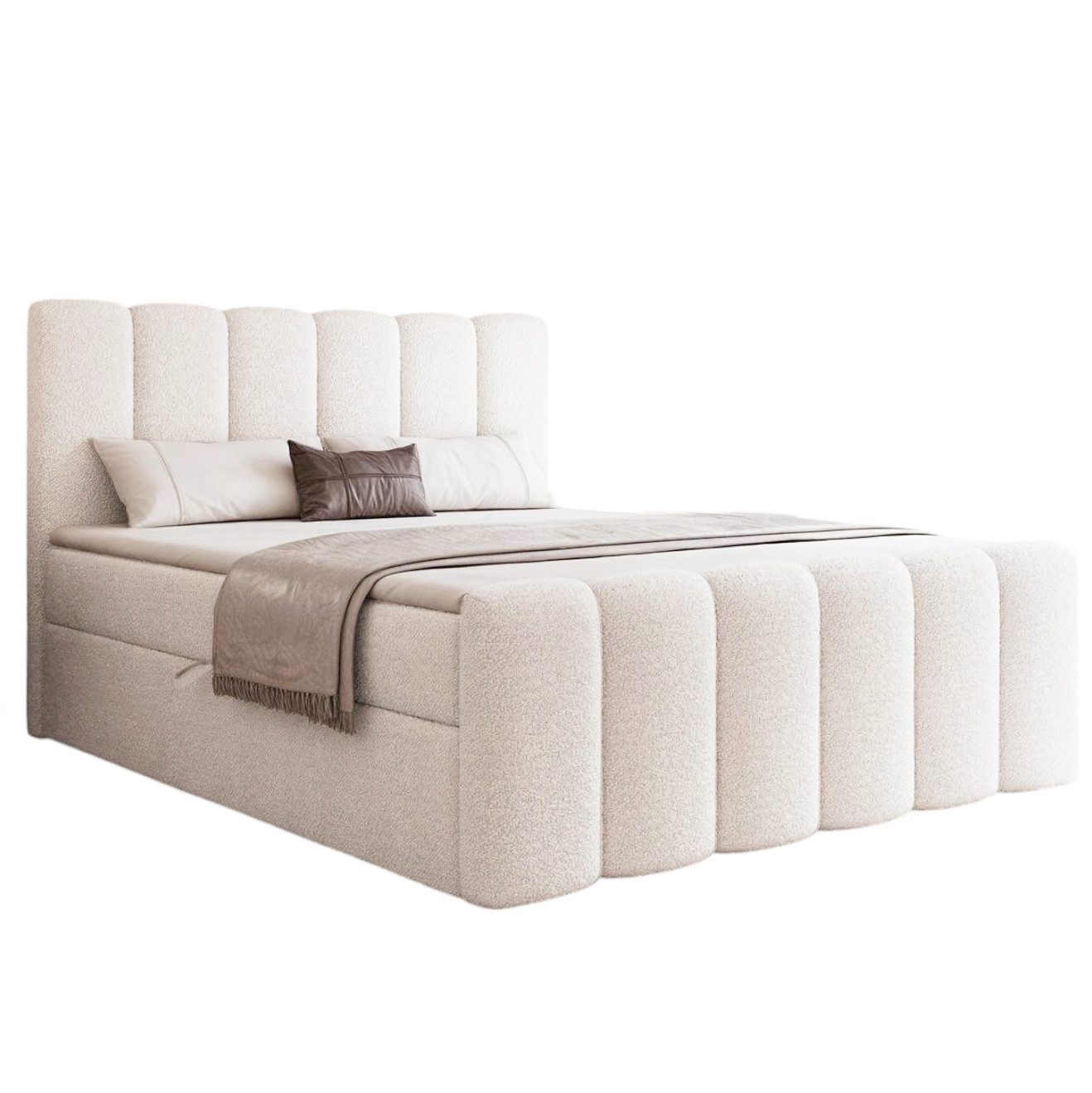Compleo Boxspringbett BUBBLE, Wolkenbett, Bequem, Bonell, Topper, Doppelbet günstig online kaufen