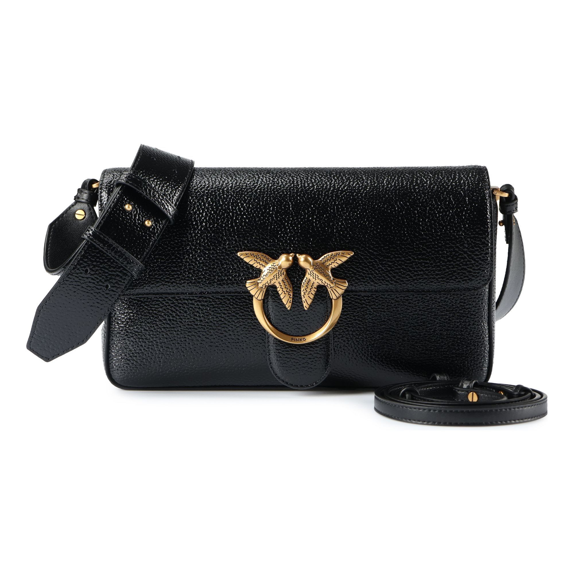 PINKO Schultertasche Love One, Leder