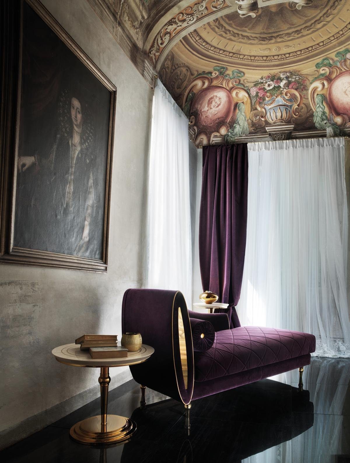 Sofa Chaiselongue in Europe Barock Chaiselongue Sessel Made Liege Stil, JVmoebel Klassisch Relax