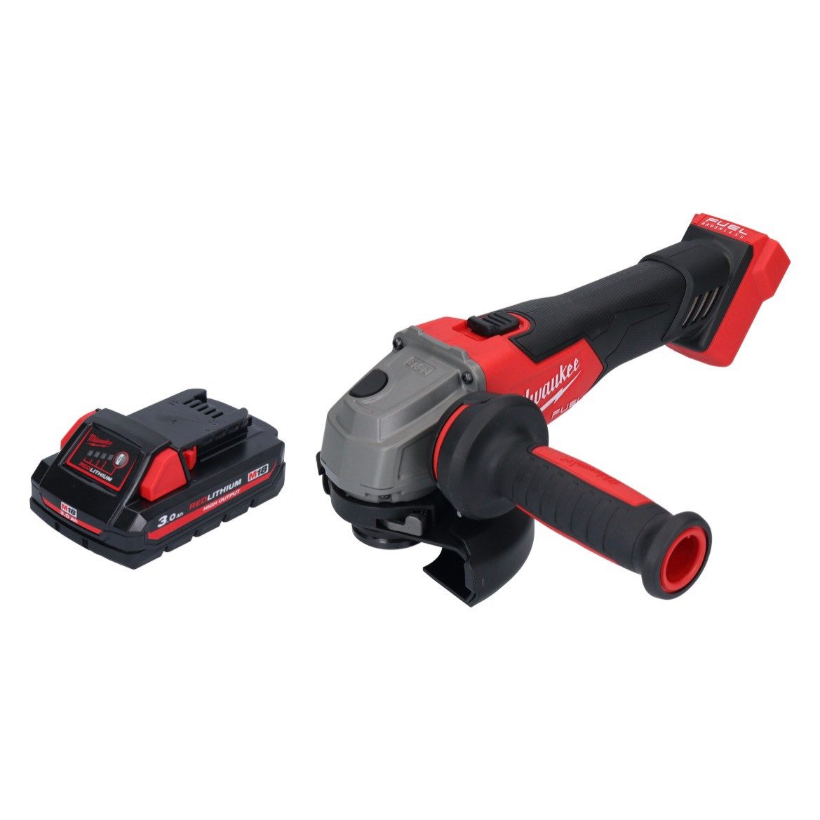 Milwaukee Akku-Winkelschleifer M18 FSAG125X-301 Akku Winkelschleifer 18 V 125 mm Brushless + 1x Akku