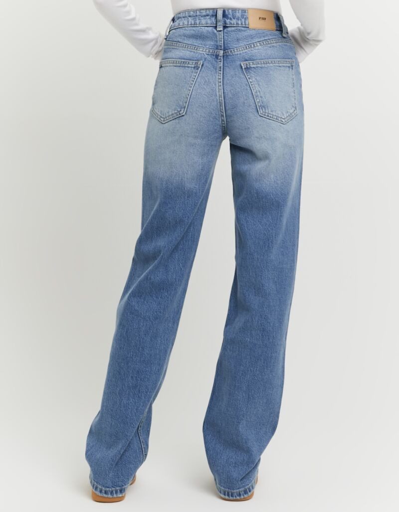 Tally Weijl High-waist-Jeans SPADEPEPPER Baumwollmischung, High-Waist mit geradem Beinverlauf