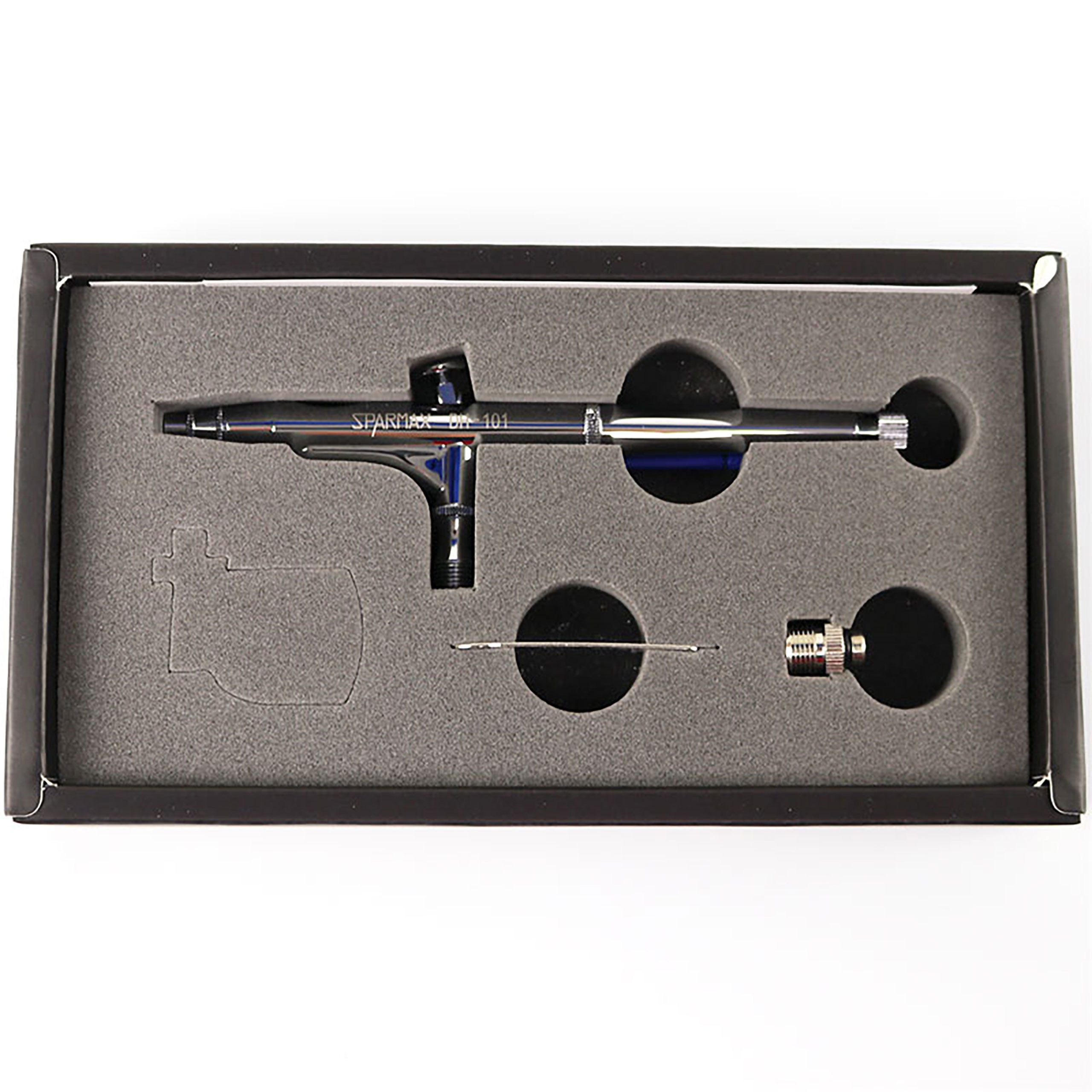 Airbrush-City Airbrush-Kompressor Sparmax TC-501X + DH101 Airbrushpistole - Nail Art Airbrush Set 19
