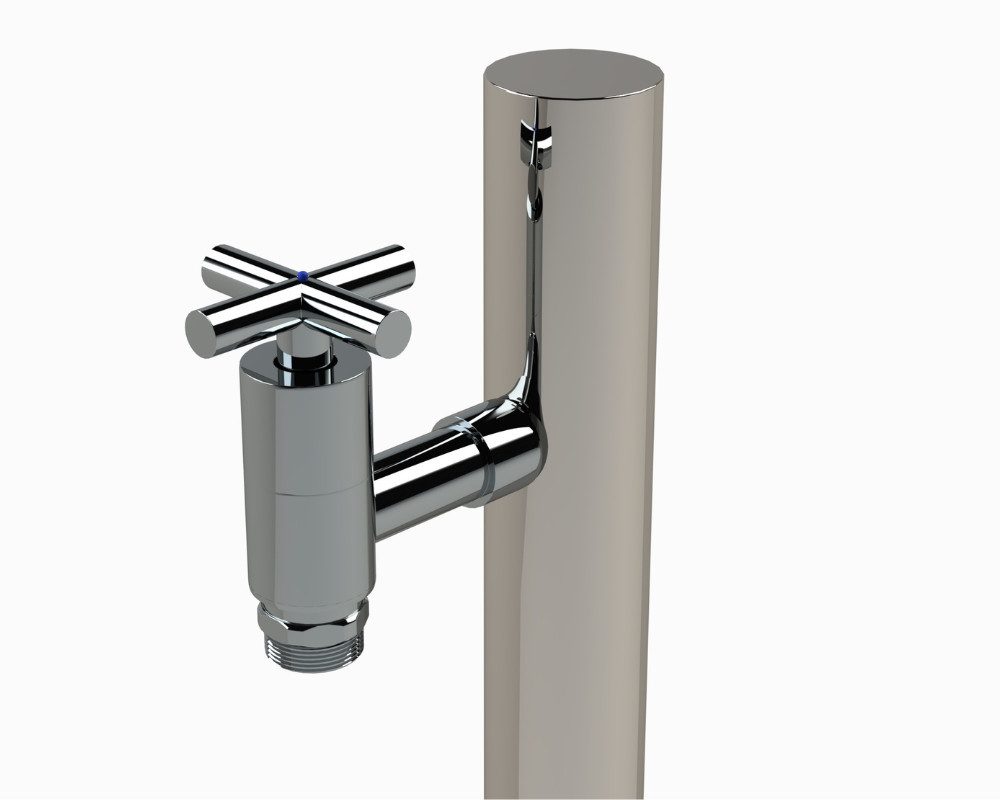 Ideal Eichenwald Gartendusche Ideal Zapfsäule Modell 71 Typ K Eichenwald Ø 48 mm