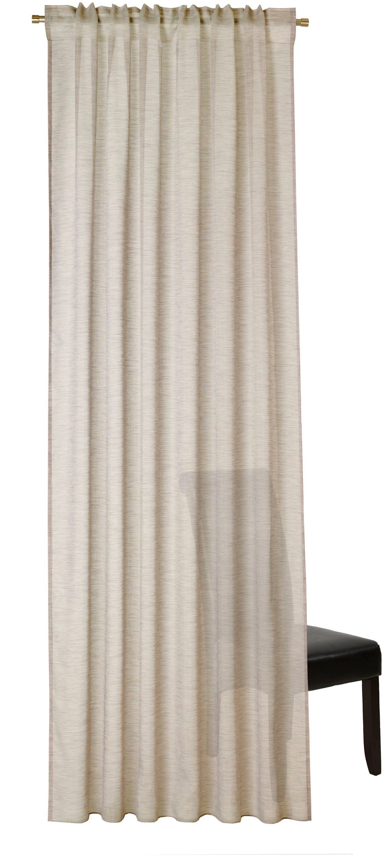 Vorhang Allure, Neutex for you!, Schal (1 St), 140 cm, Jacquard, nach Multifunktionsband, Breite Maß halbtransparent, mit Multifunktionsband