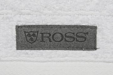 ROSS Gästehandtuch Smart, Frottier (6-St), Uni-Rippe mit Velourslabel