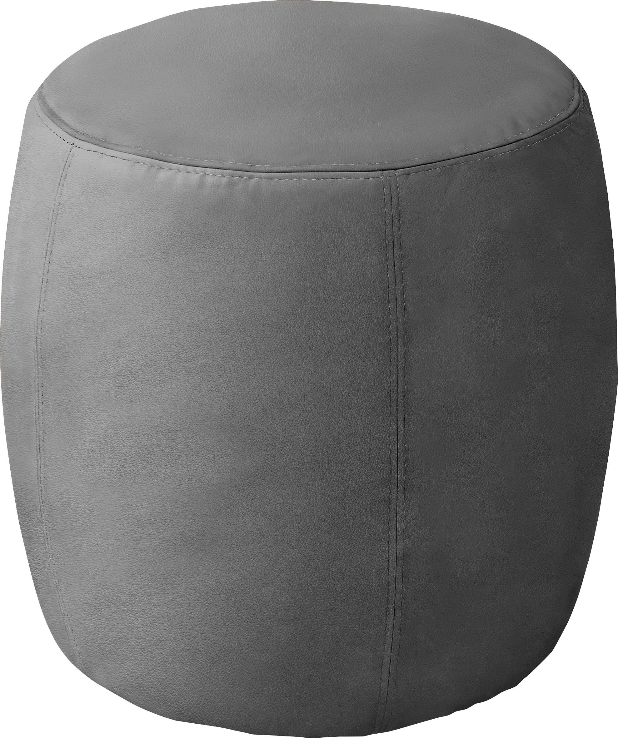 SCHÖNER WOHNEN-Kollektion Polsterhocker Tiny, in Velours oder Echtleder, B/T/H: 35/35/40 cm