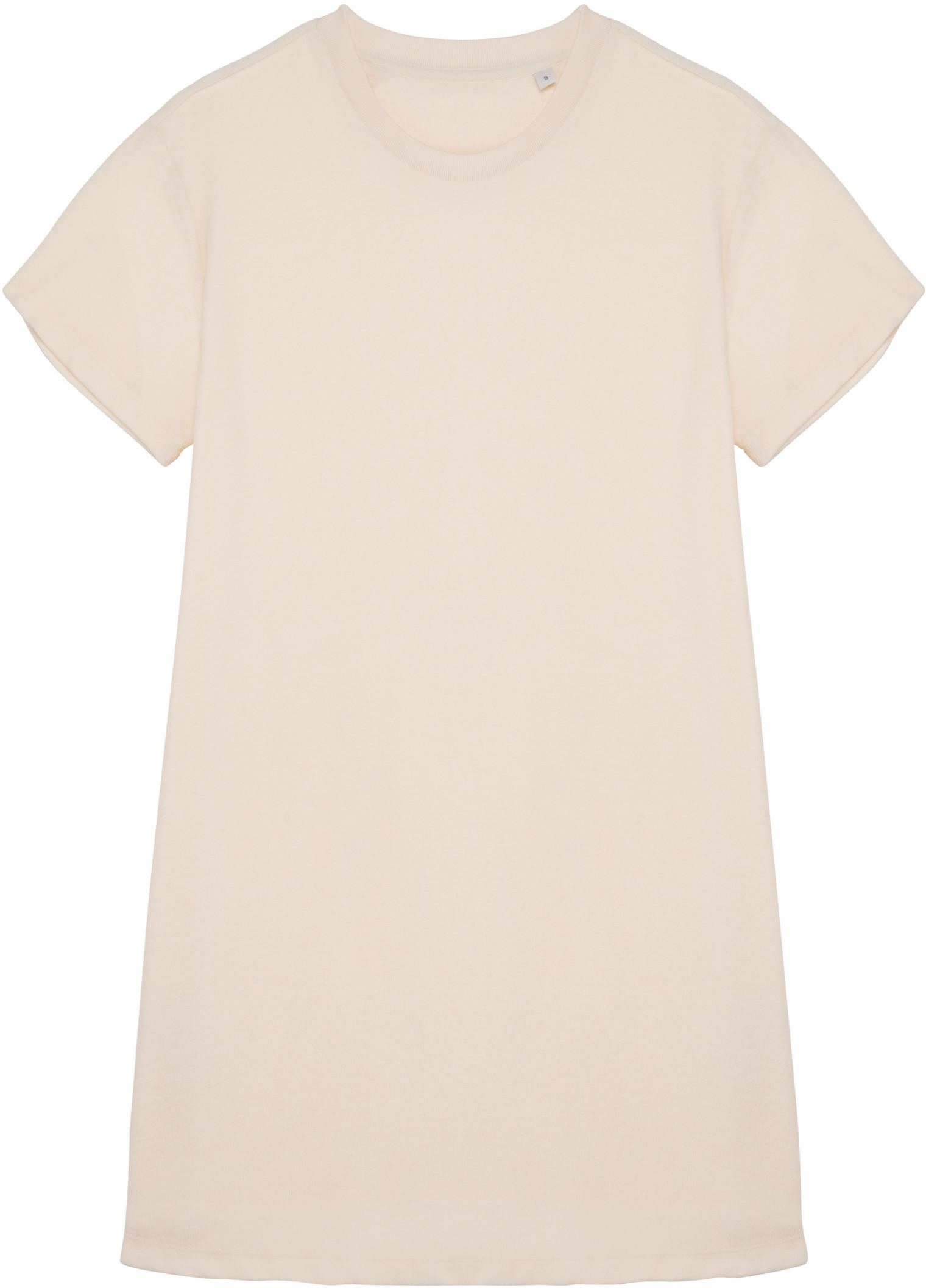 Native Spirit Sweatkleid Umweltfreundliches Damen-T-Shirt-Kleid aus Frottee