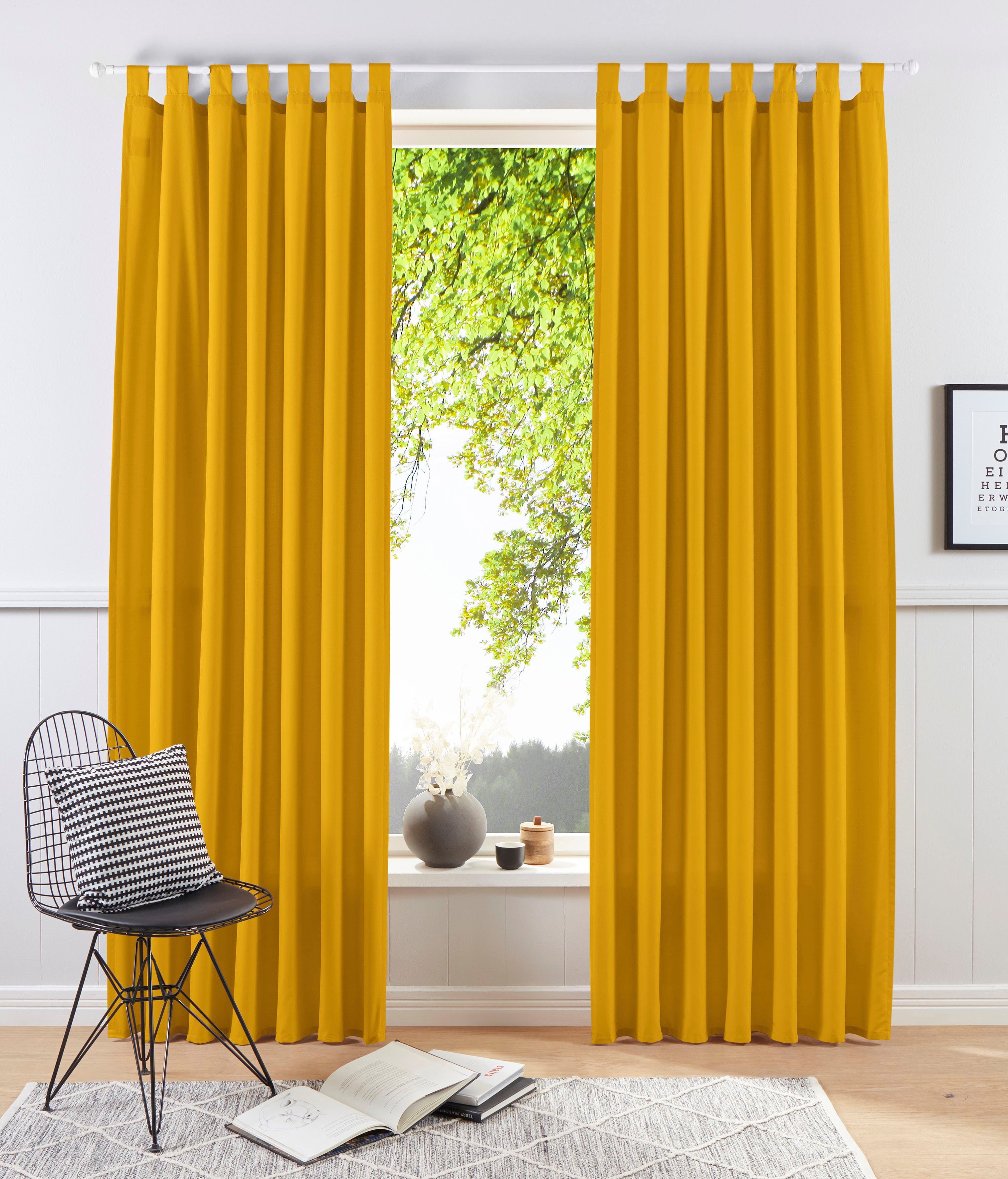 my home Vorhang Raja, Schlaufen (2 günstig online kaufen