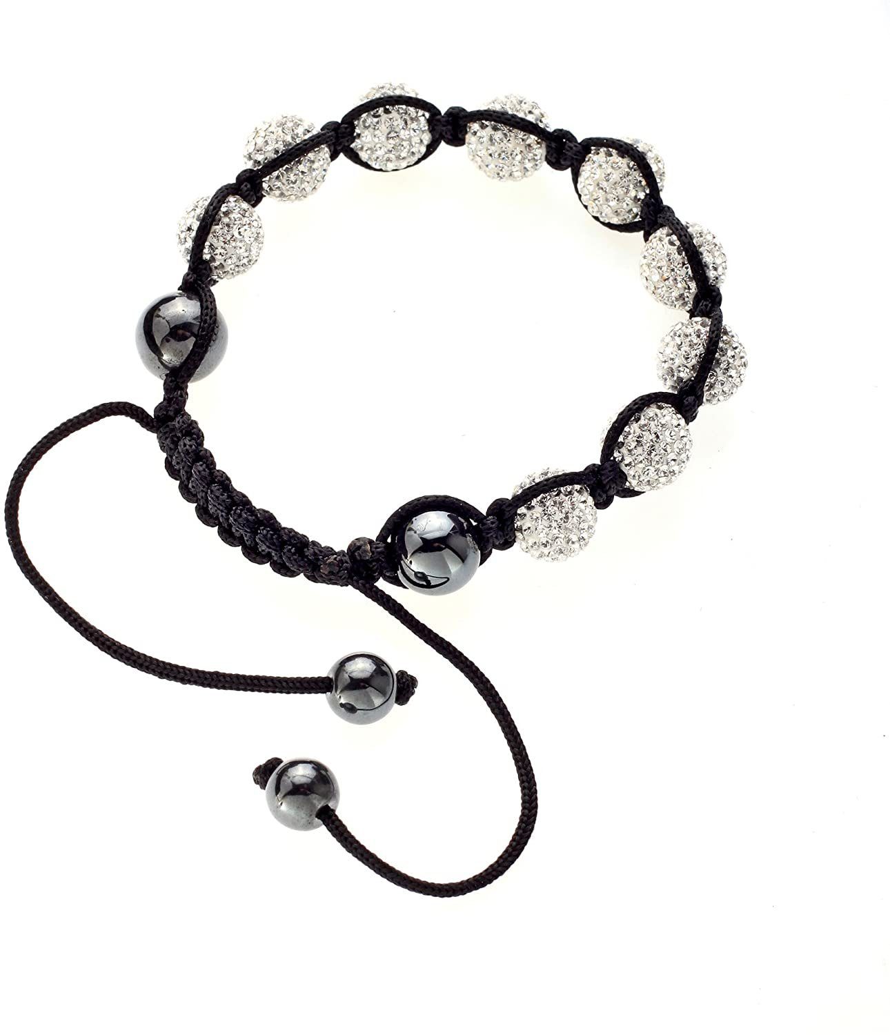 Karisma Edelstahlarmband Karisma Shambala Damen Armband 10 mm Kristalkugeln