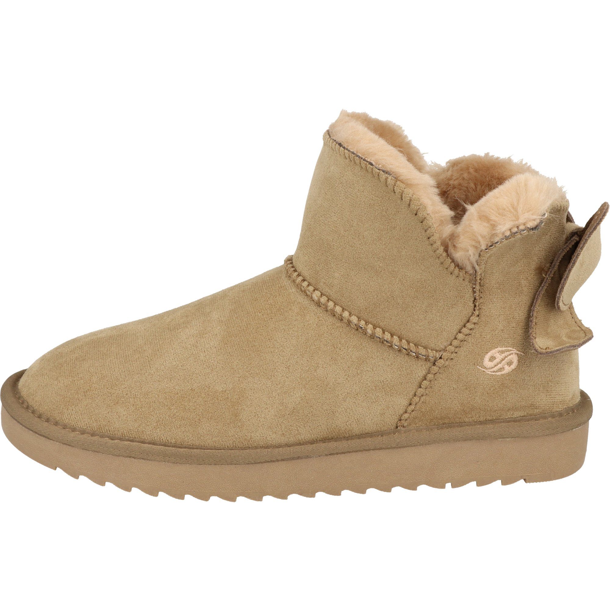 gefüttert Dockers Taupe Winterboots Gerli Mid-Cut by Damen 49IL303 Schuhe Winter Boots