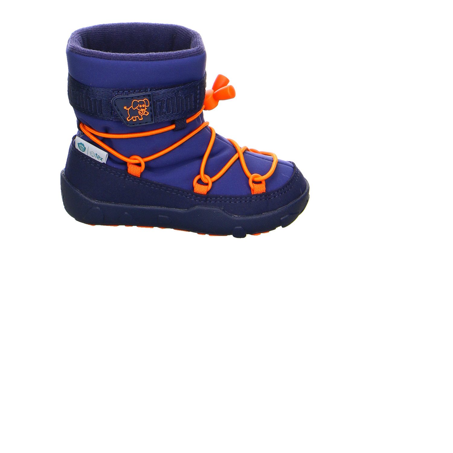 Affenzahn Fond Of Schneestiefel Vegan Snowy Synthetik Barfuss blau Barfußschuh