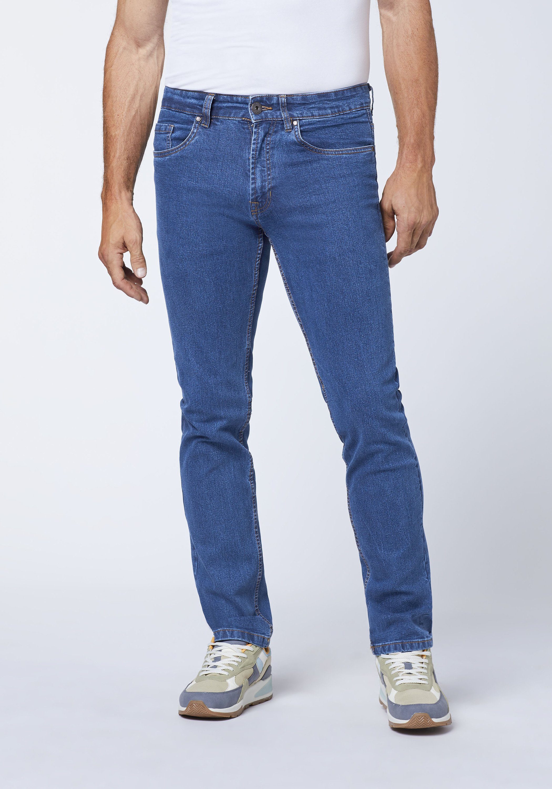 Oklahoma Jeans 5-Pocket-Jeans aus bequemem Stretch-Denim