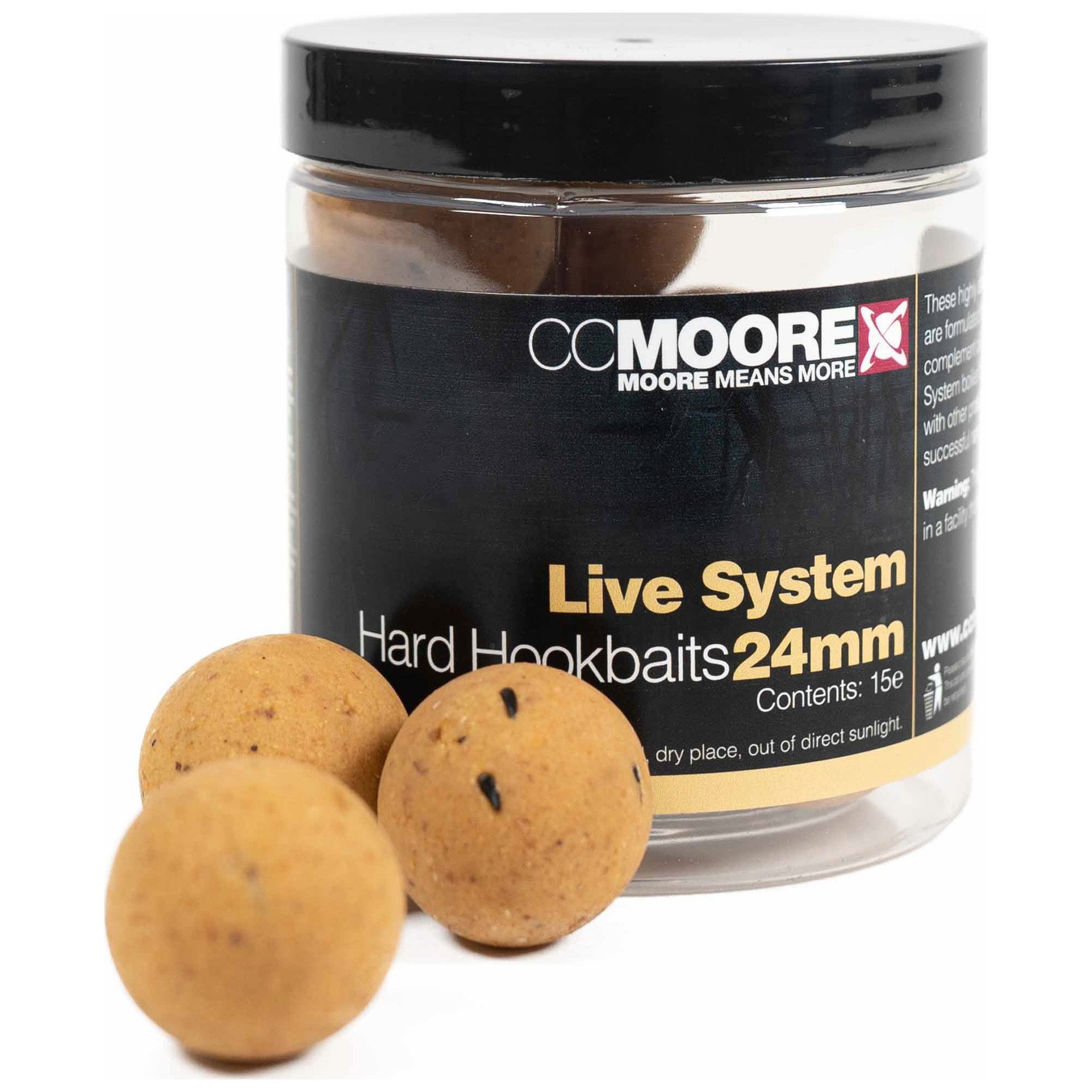 CC Moore Fischboilies Live System Hard Hookbaits 24mm